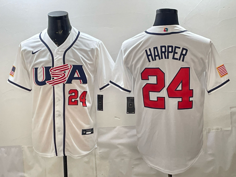 Men 2026 World cup white MLB Nike jersey 0022